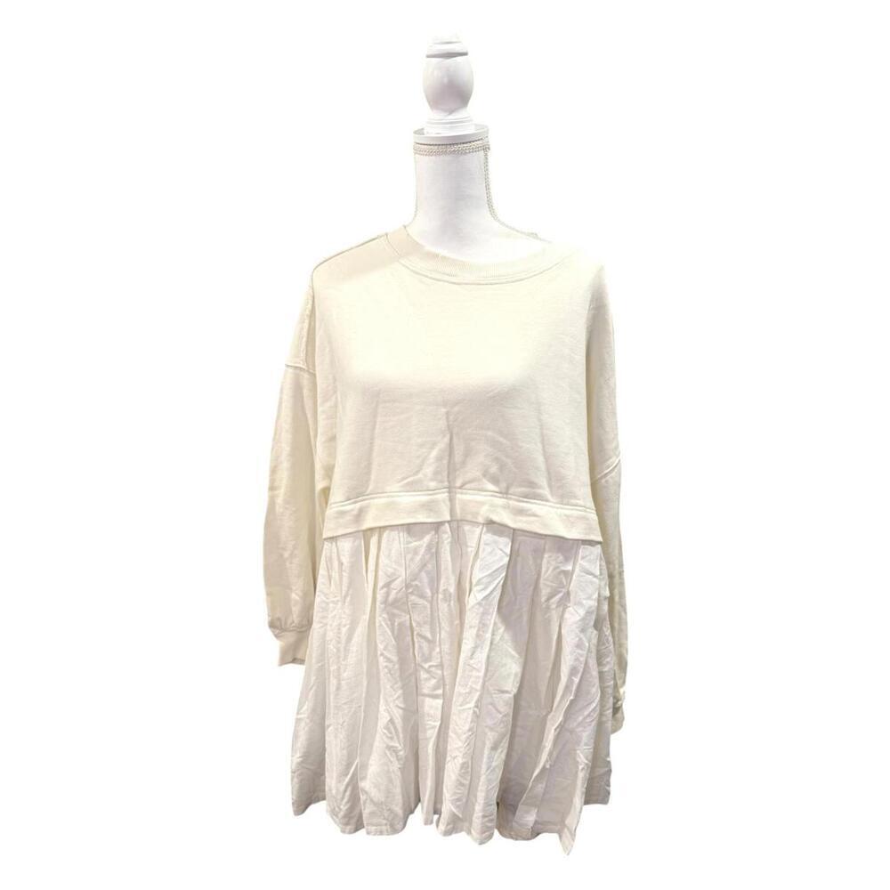 New Free People "Cory Combo" Layered Mini Dress, Size Small